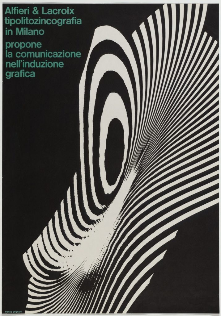 Franco Grignani, Poster for Alfieri & Lacroix, 1964