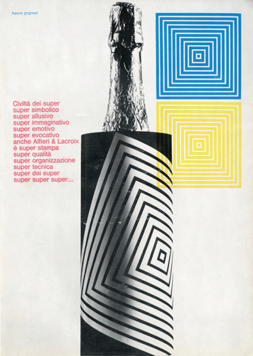 Franco Grignani, Ad for Alfieri & Lacroix, 1965