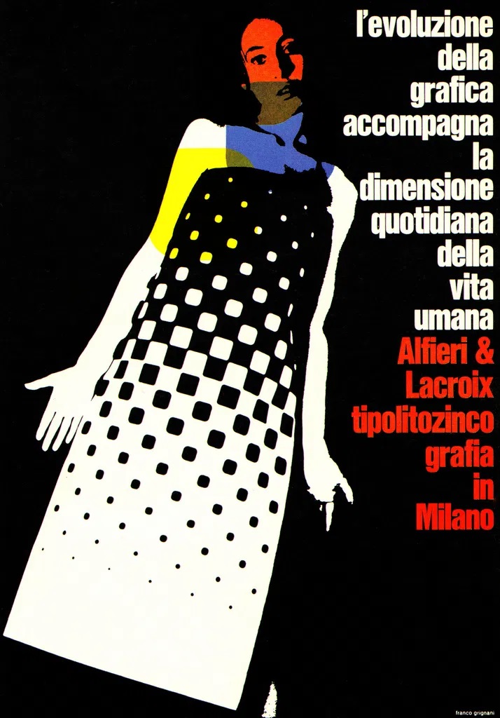 Franco Grignani, Ad for Alfieri & Lacroix, 1966