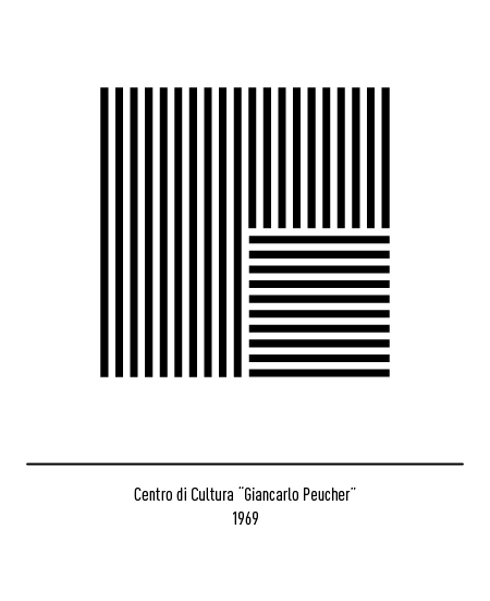 Franco Grignani, Giancarlo Puecher's Cultural Centre logo, 1969