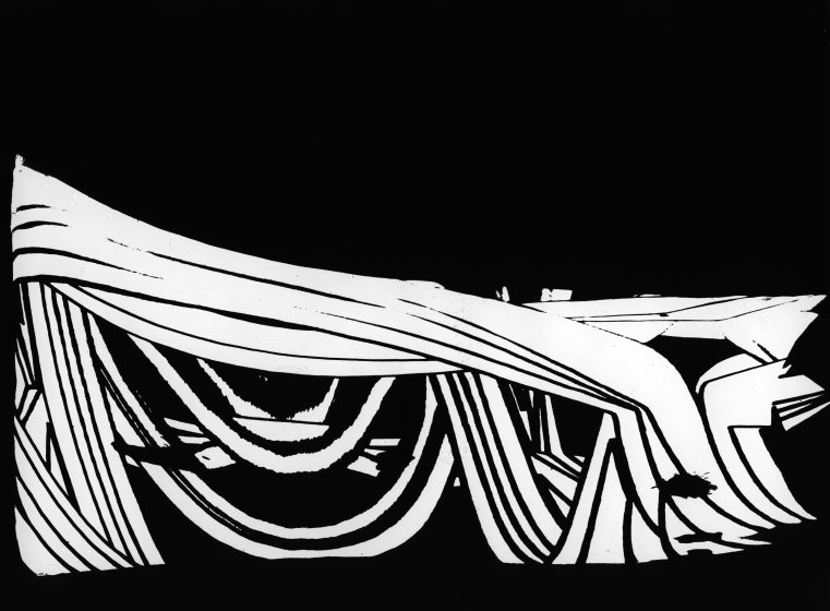 Franco Grignani, Distorsioni di tensioni "muscolate", 1957