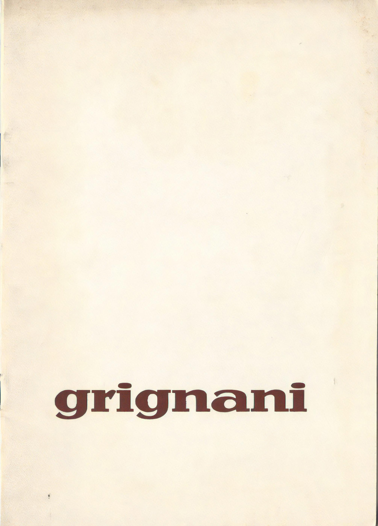Franco Grignani, Galleria Peccolo, 1971