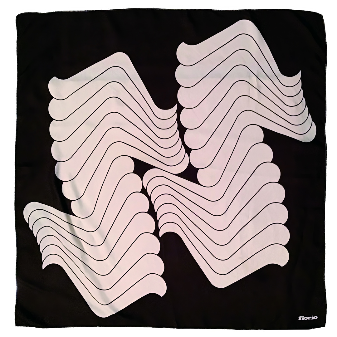 Franco Grignani, foulard for Fiorio, 1960s