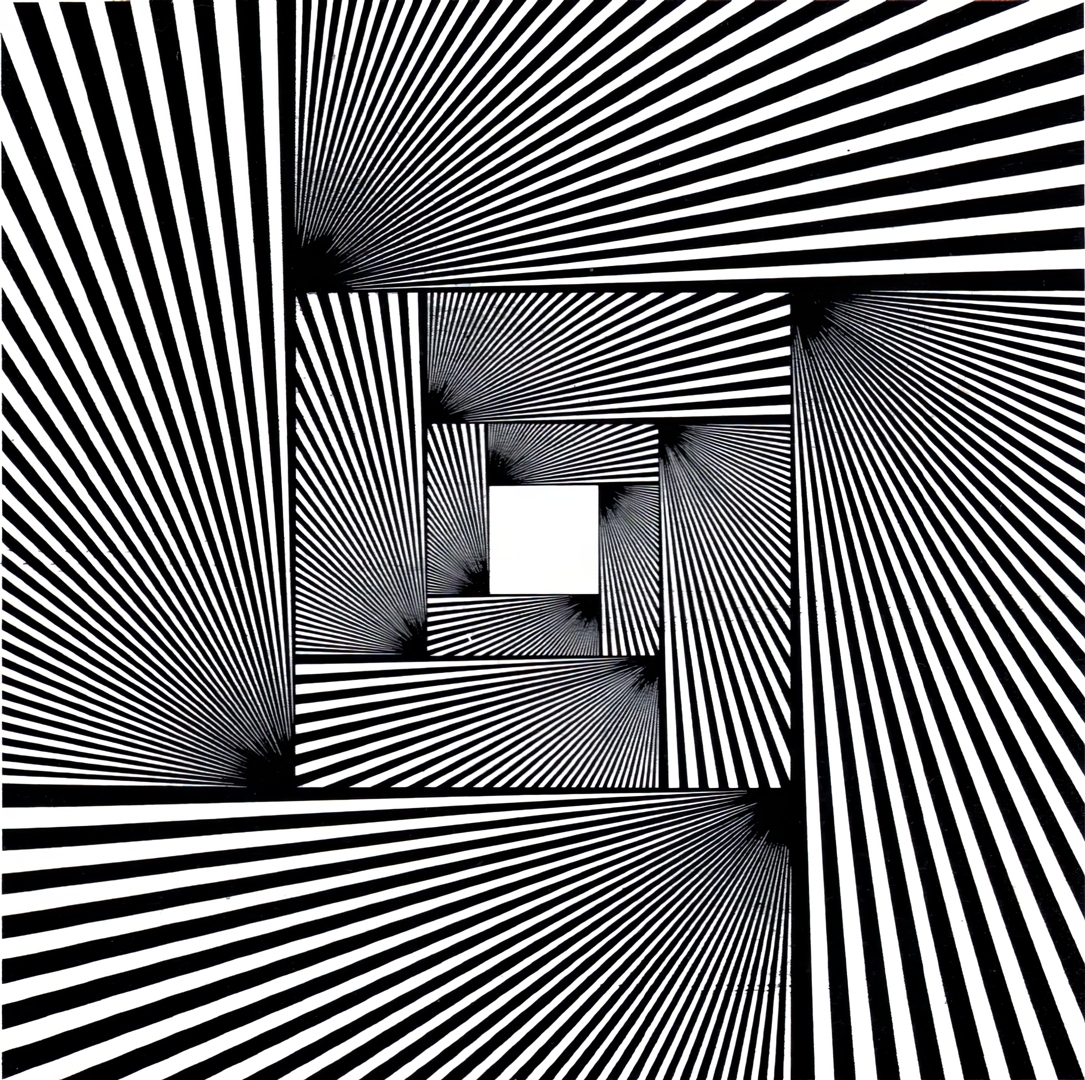 Franco Grignani, Illusorio spaziale, 1965