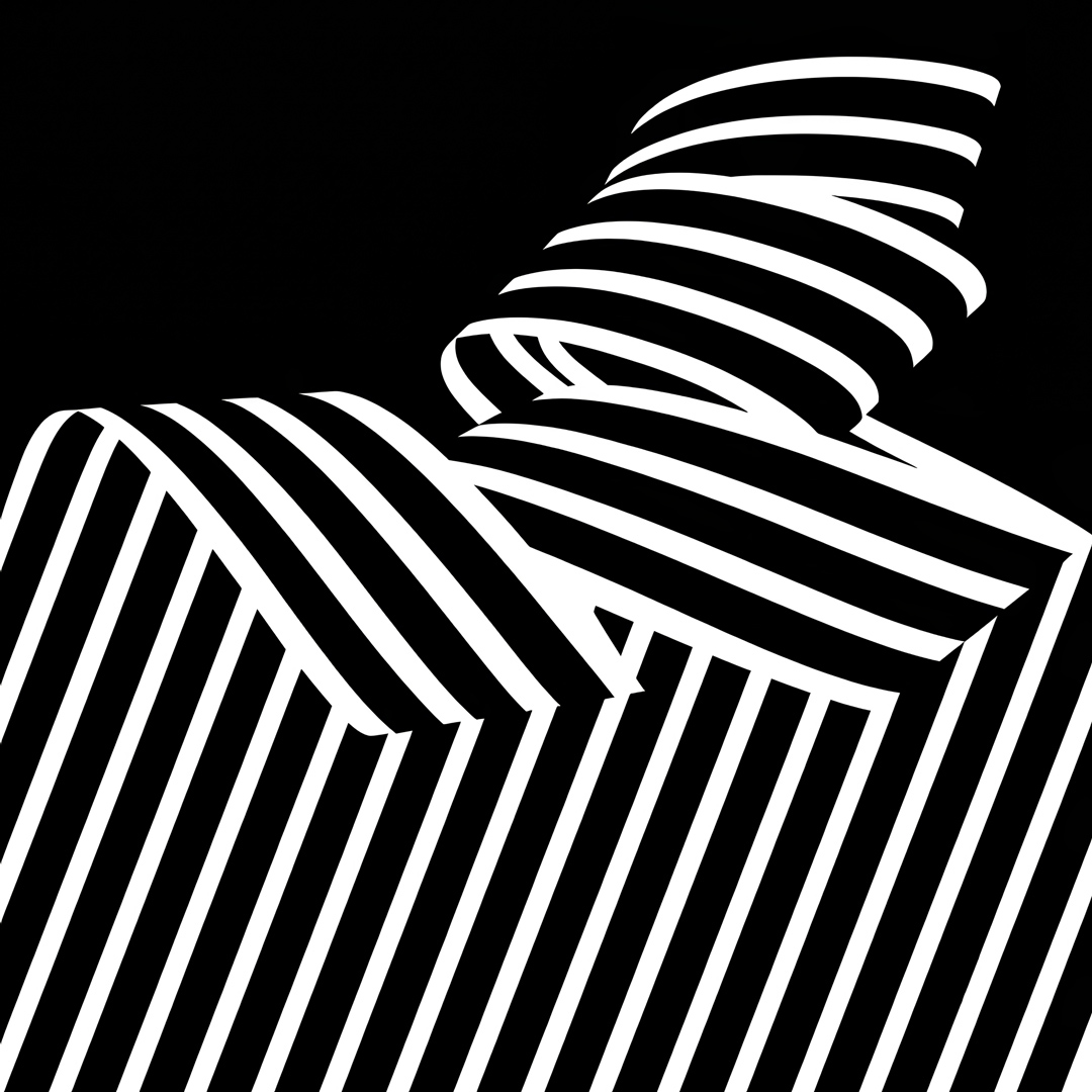 Franco Grignani, Dissociazione dal bordo, 1970