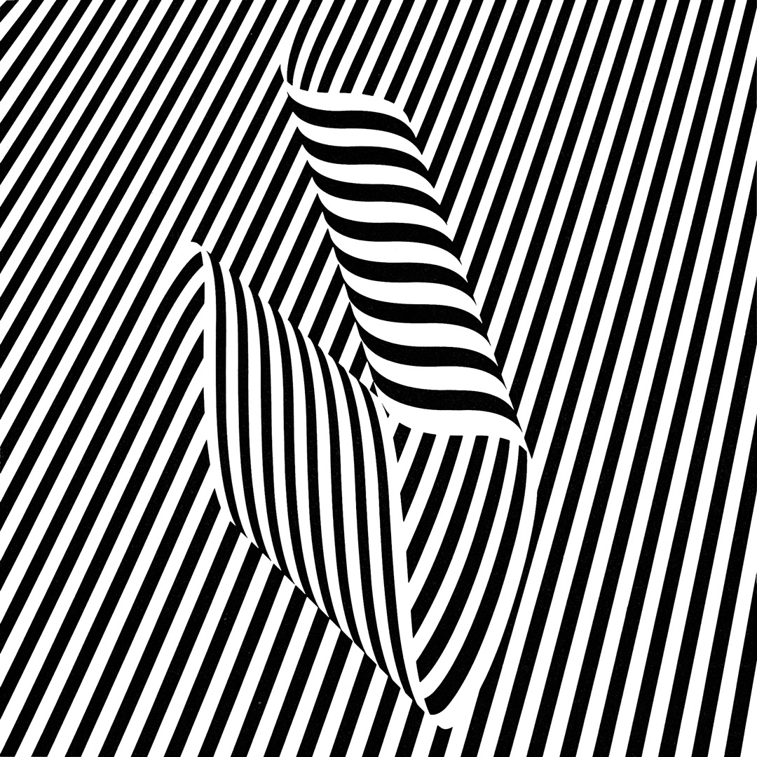 Franco Grignani, Dissociazione proiettiva dal campo, 1970