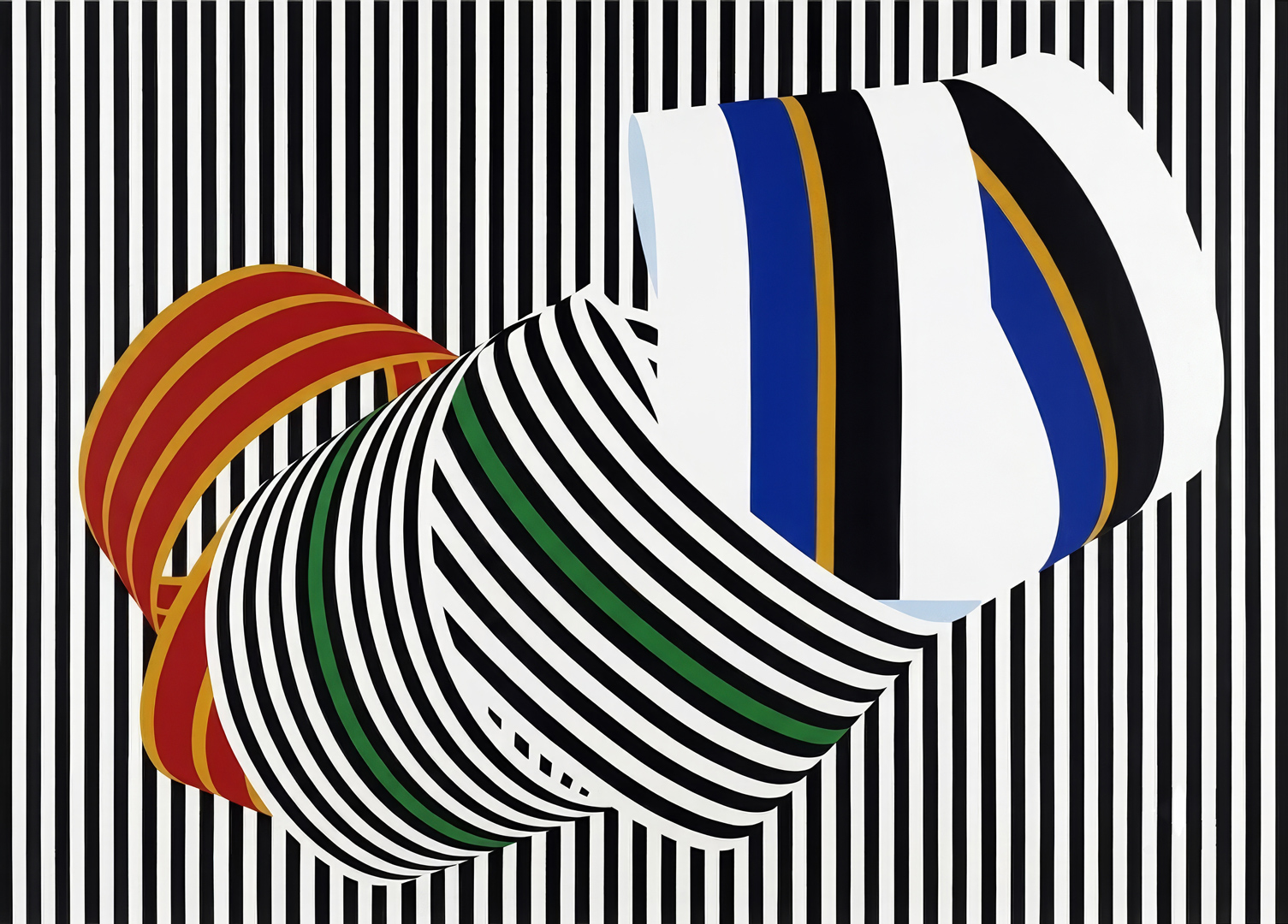 Franco Grignani, Packaging su campo rigato, 1967