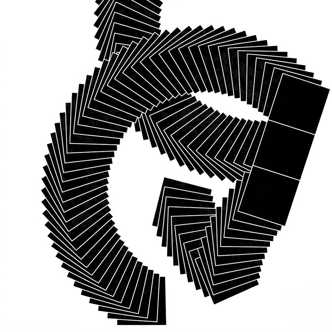 Franco Grignani, Periodiche convergenti, 1968