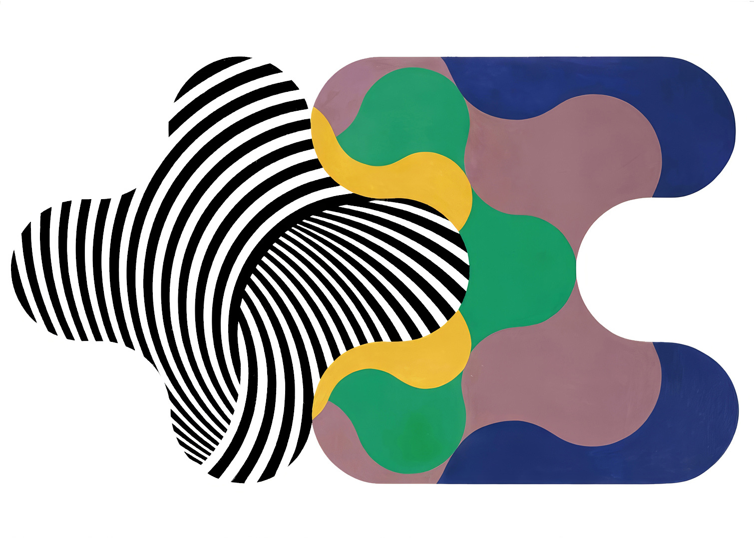 Franco Grignani, Incastro tra struttura e colore, 1965