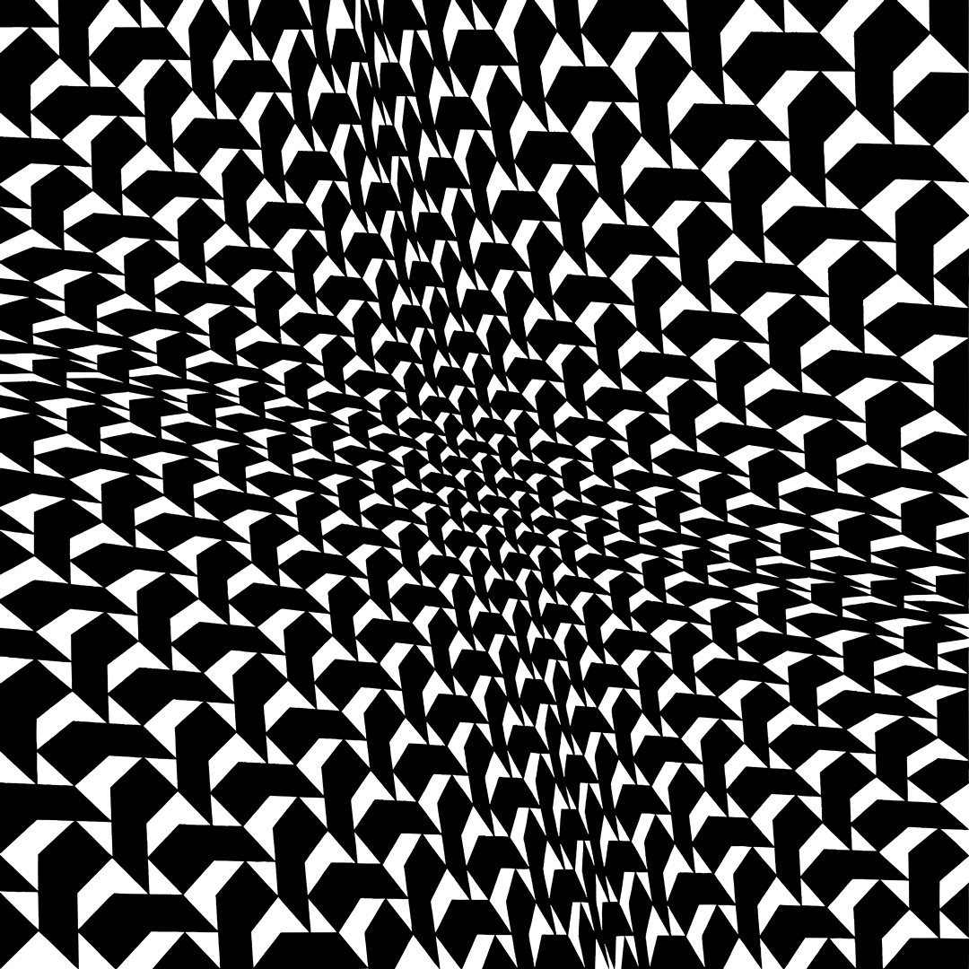 Franco Grignani, Struttura iperbolica biangolata, 1982