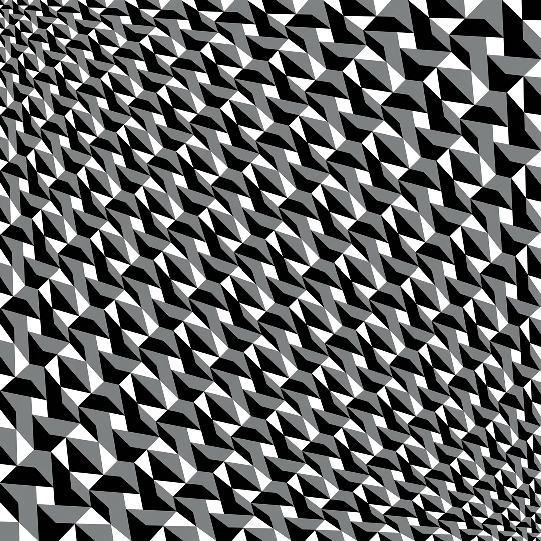Franco Grignani, Sistemi ottagonali iperbolici su tensione diagonale, 1983