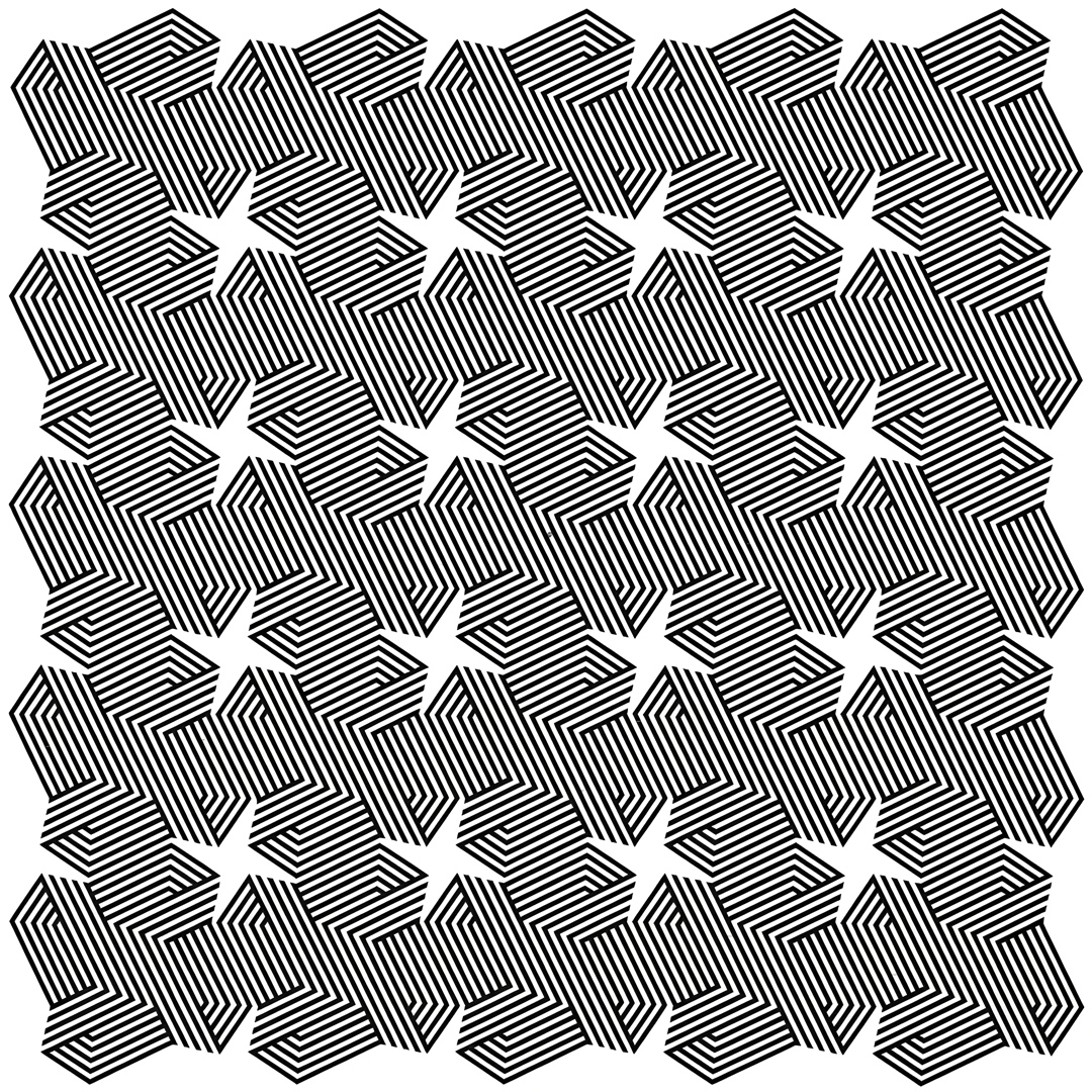 Franco Grignani, Psicostruttura modulare, 1974