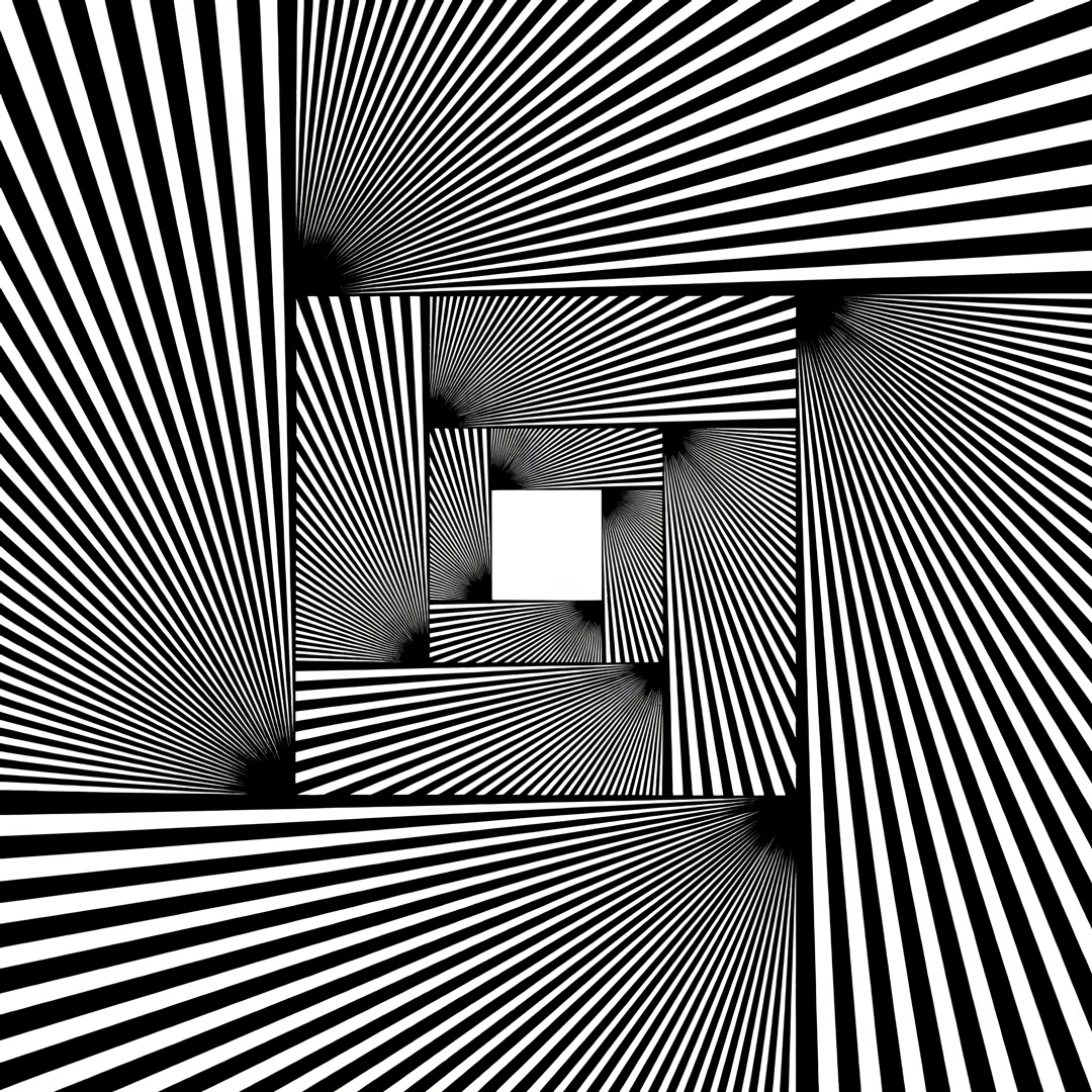 Franco Grignani, Illusorio spaziale, 1965
