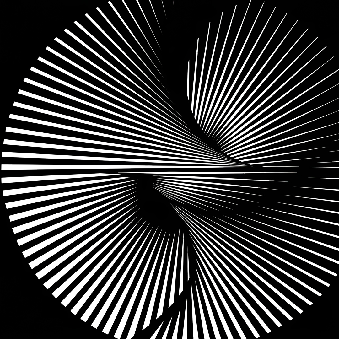 Franco Grignani, Torsione radiale, 1965