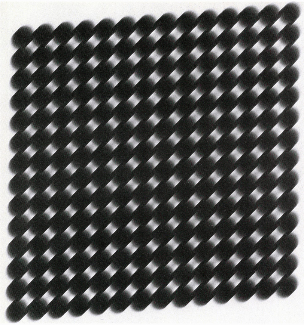 Franco Grignani, Trasferimenti plastico-tensivi nel campo tissurale, 1951