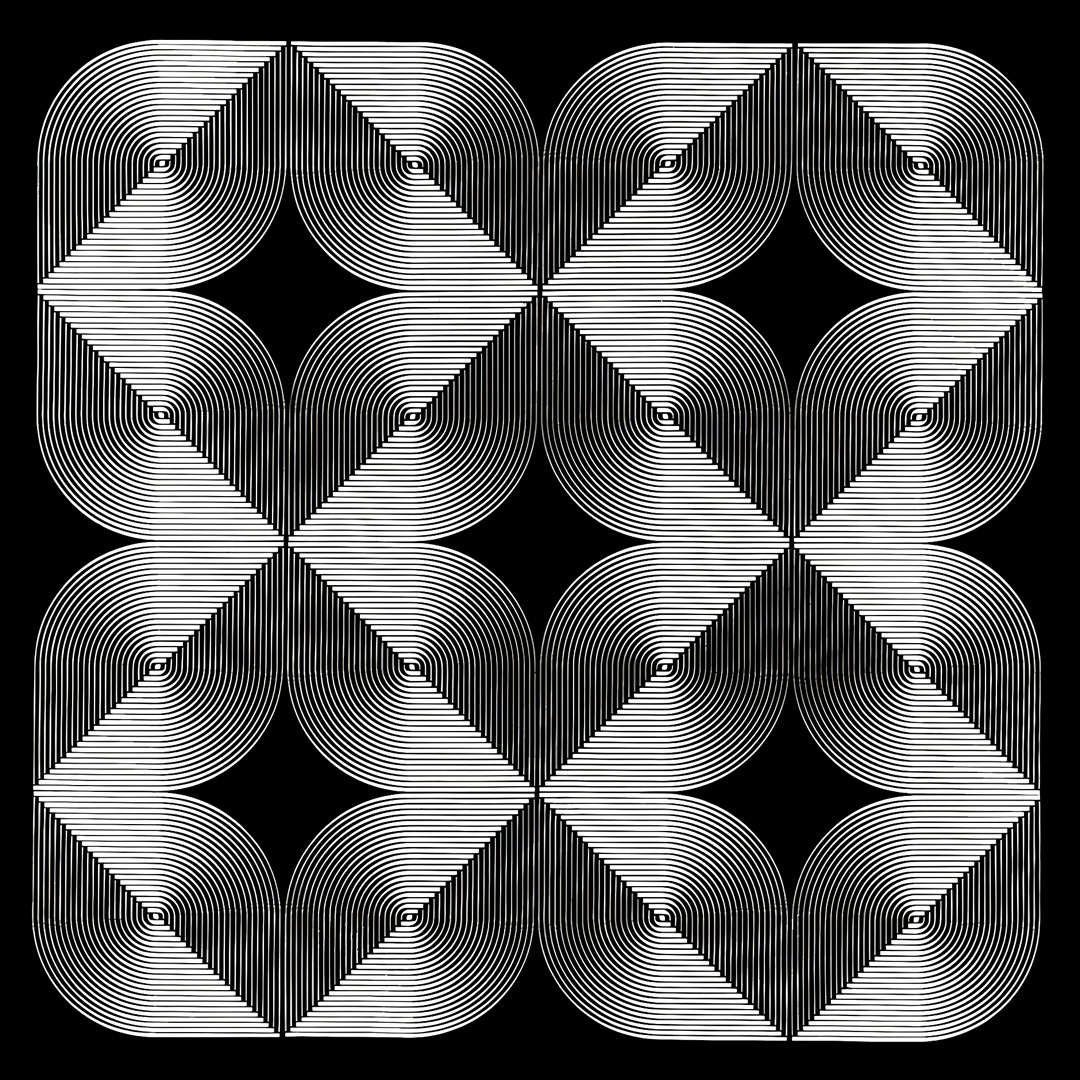 Franco Grignani, Fenomeno plastico-chiaroscurale, 1966